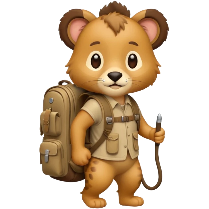  Safari Animal with Backpack  emoji