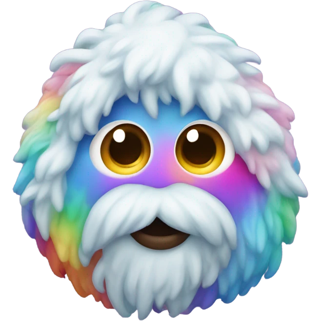 A rainbow yeti poop emoji emoji