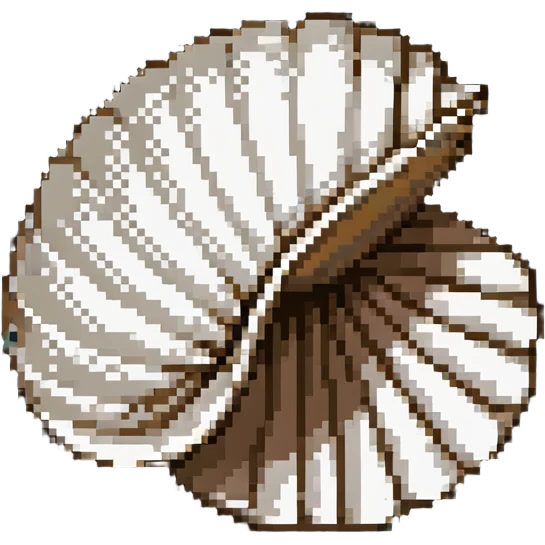 Clam with shiny pearl inside, open seashell revealing pearl treasure emoji