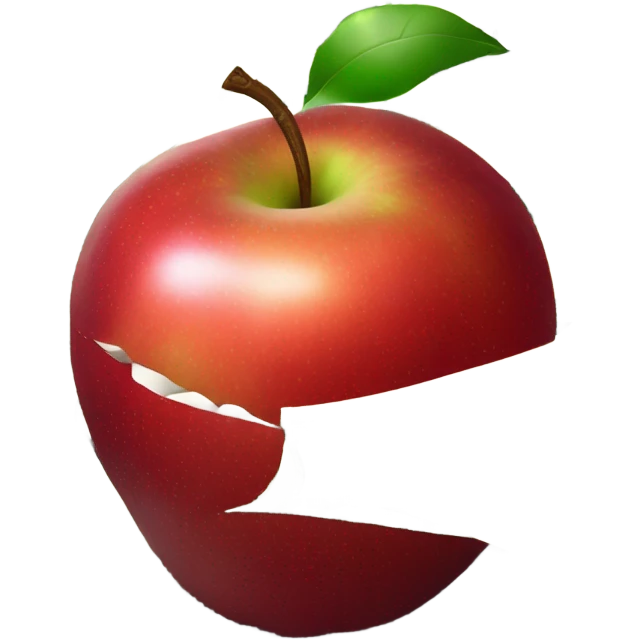 Apple on a dollar emoji