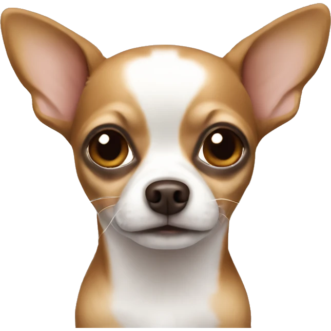Chihuahua brown and white  emoji
