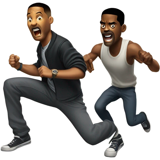 Will Smith Slapping Chris Rock emoji
