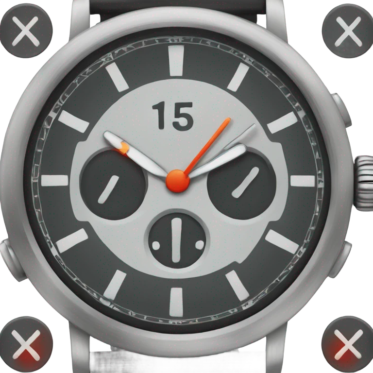 A Watch mark 15 seconds emoji