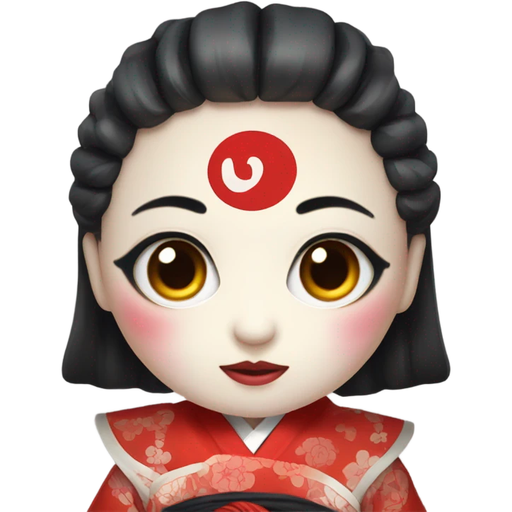 Squid game doll emoji