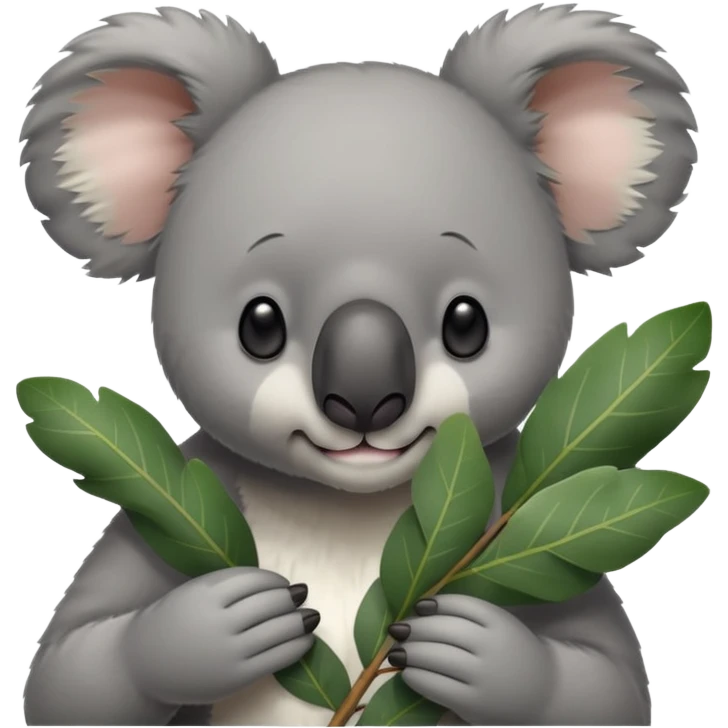 Koala eating  emoji
