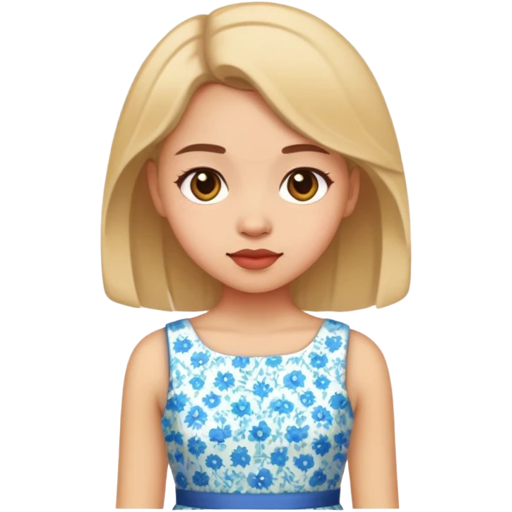 girl wearing cute dress emoji
