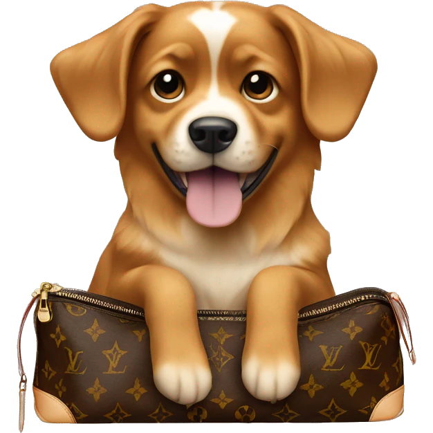 dog in louis vuitton emoji