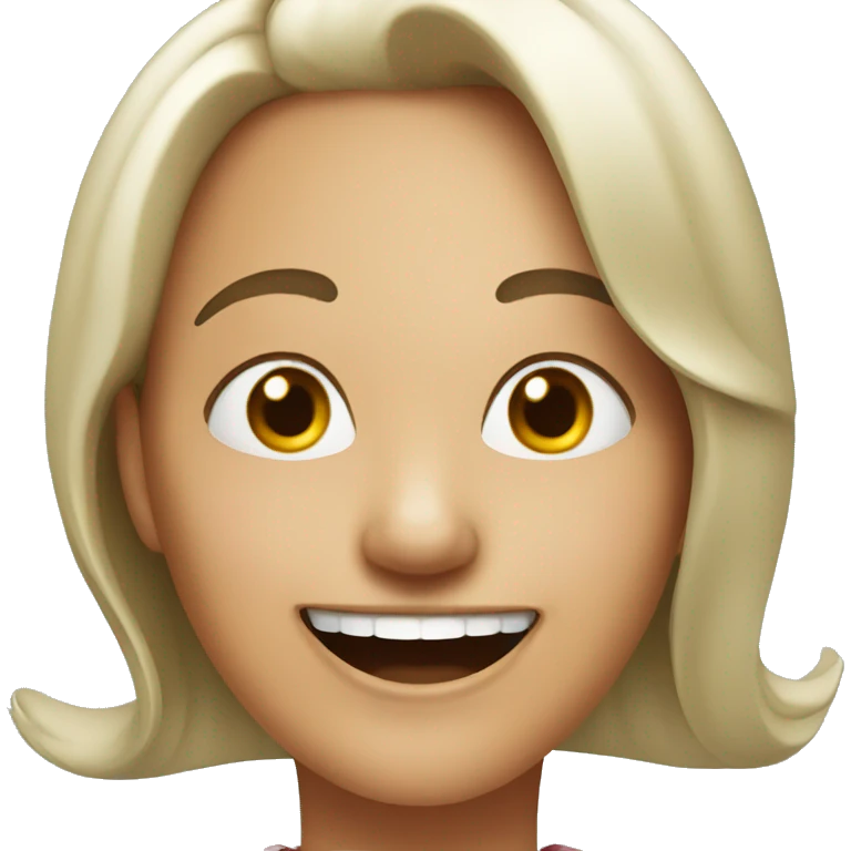 Laugh lady emoji