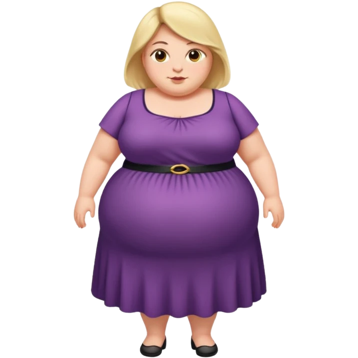 Fat woman with fat butt emoji