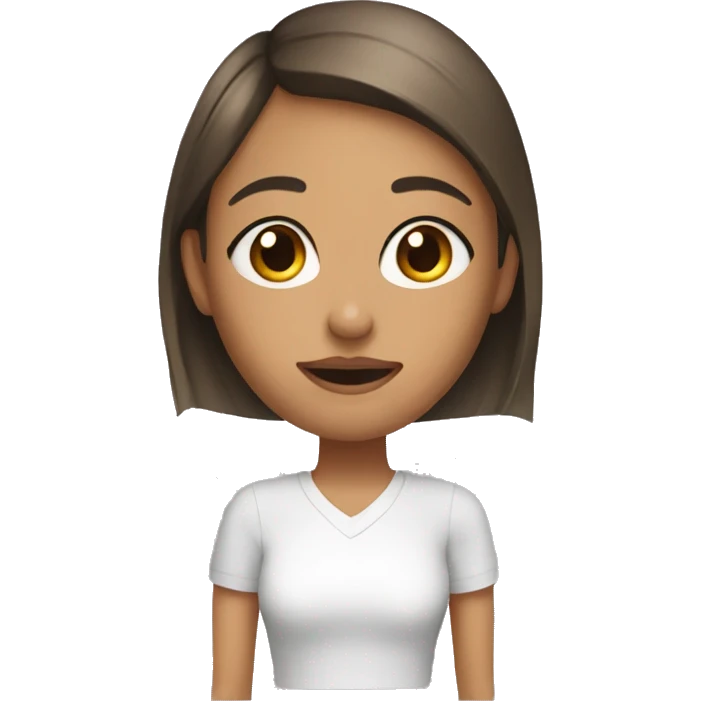 A girl who is getting a facial treatement  emoji