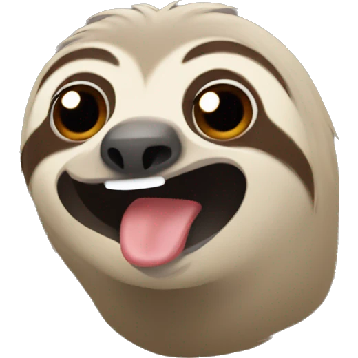Sloth move emoji