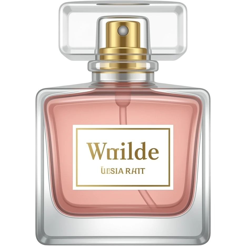 Lueur sauvage bouteille de parfums emoji