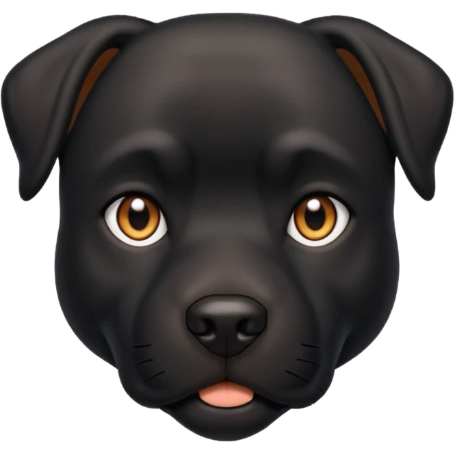 black dog emoji