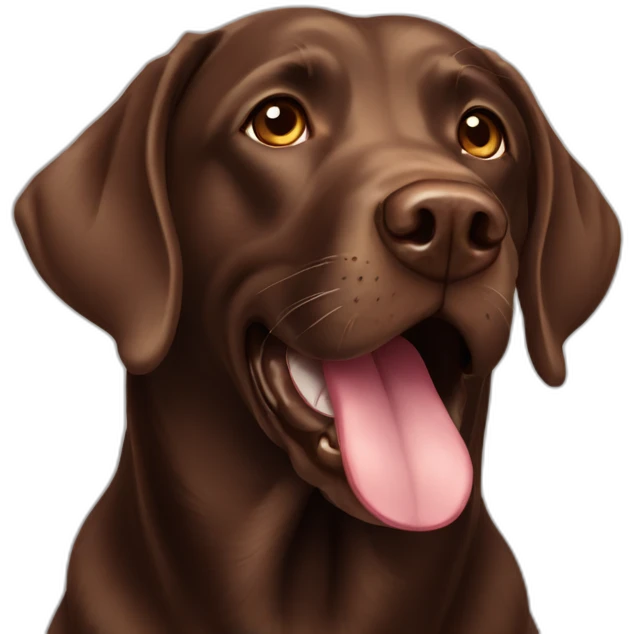 chocolate labrador emoji