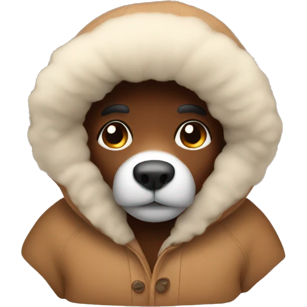 Brown cozy  emoji