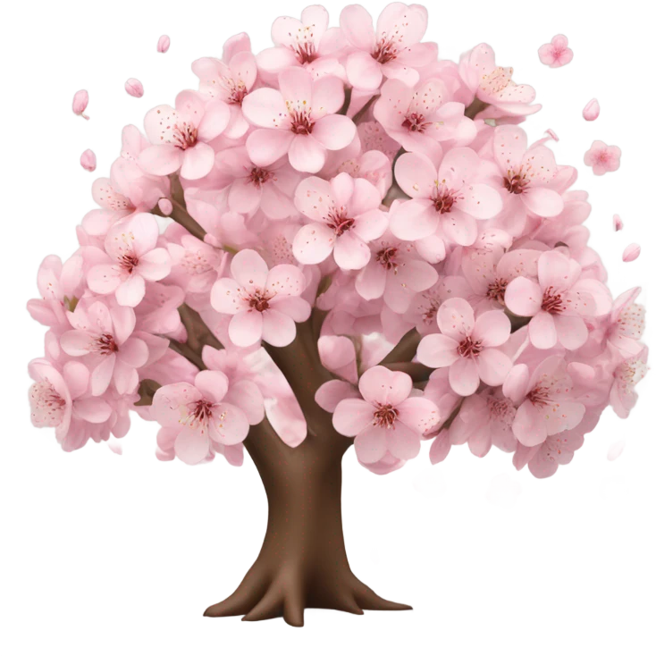 Cherry blossom tree emoji