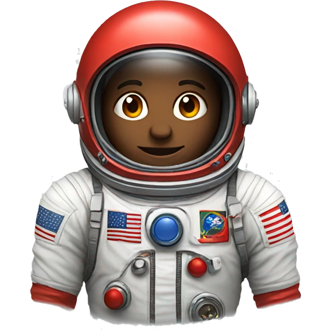 red astronaut  emoji