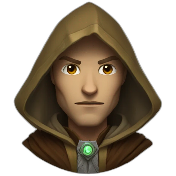 hooded jedi in world of warcraft emoji