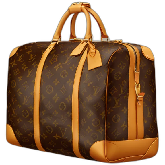 louis Vuitton travel bag emoji