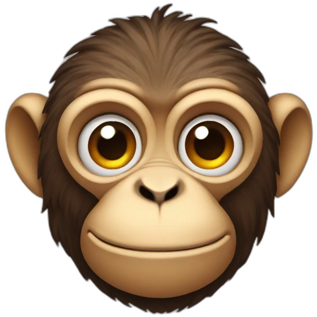 skeptic monkey emoji