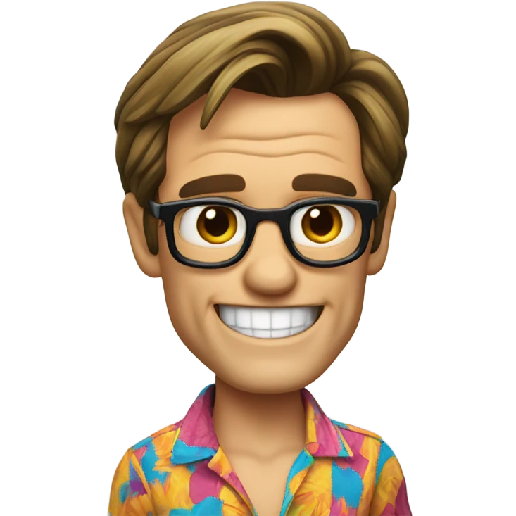 jim carrey face at the beach shirt emoji