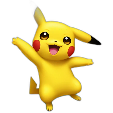 Pikachu surfeur emoji