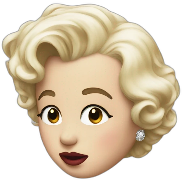 Marilyn kiss joe emoji