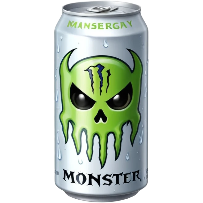 White monster energy drink  emoji