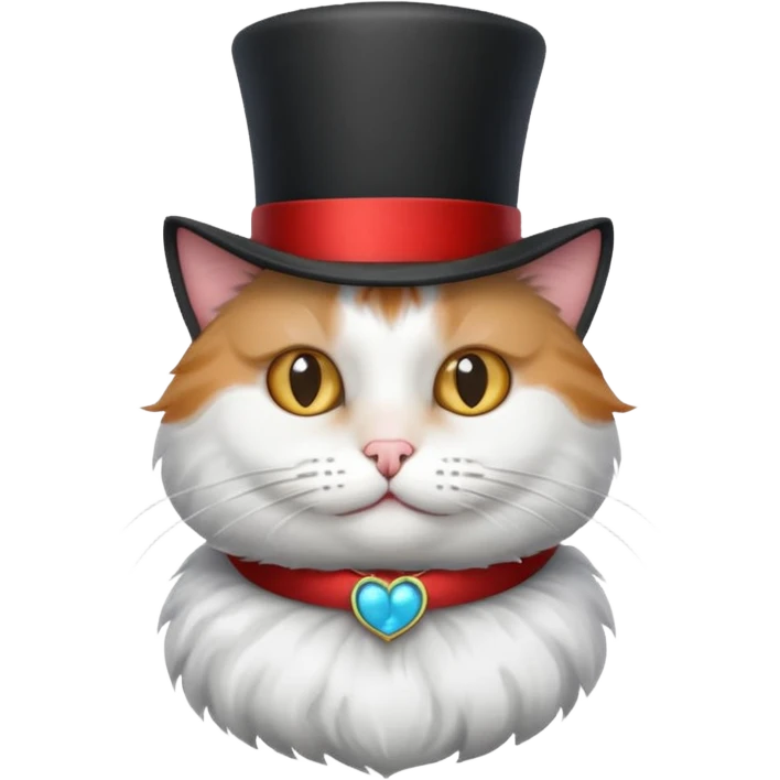 cat with a top hat emoji