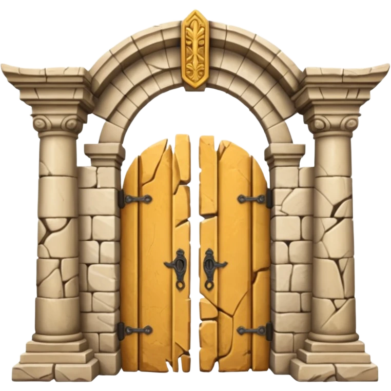 Cracked Temple Gate emoji