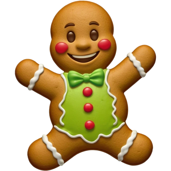 shrek gingerbread man emoji