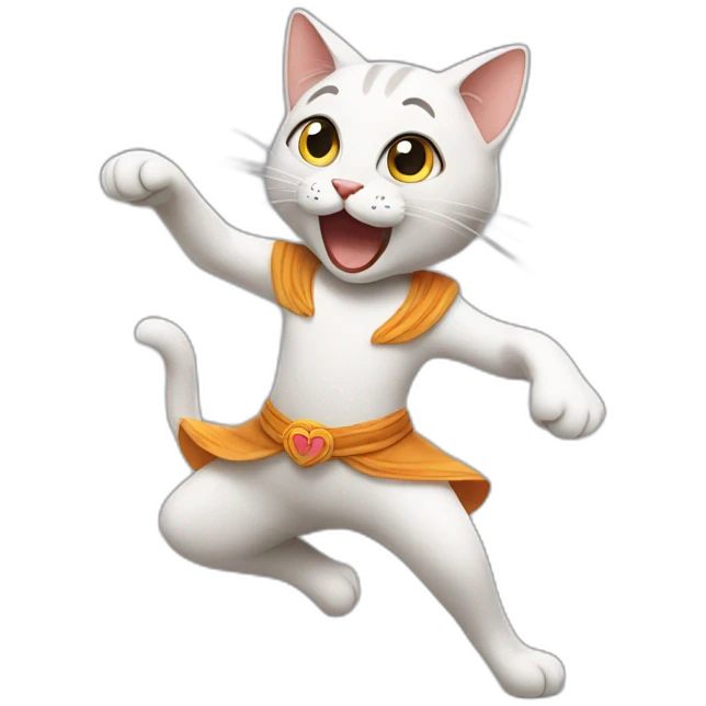 dancing cat emoji