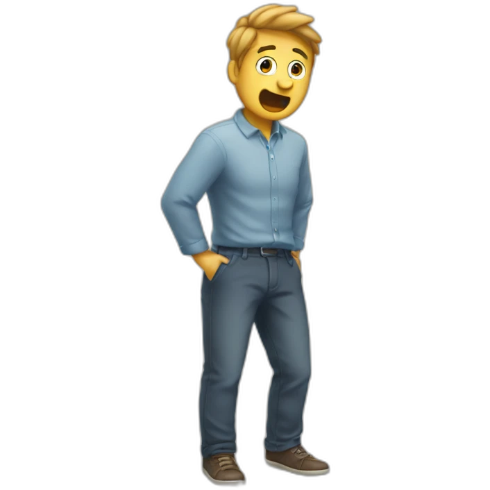 fart out of pants emoji