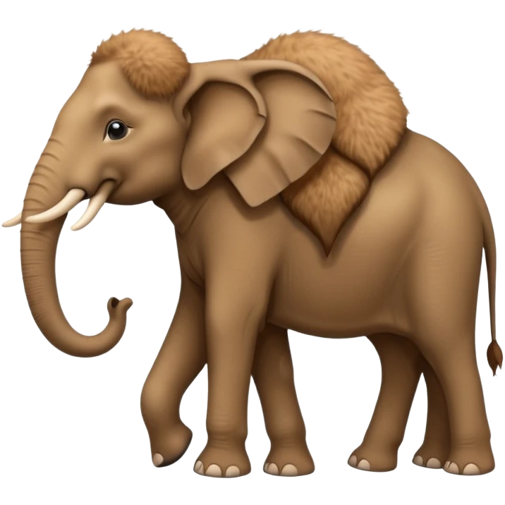 Éléphant sur le dos d’un chameau emoji