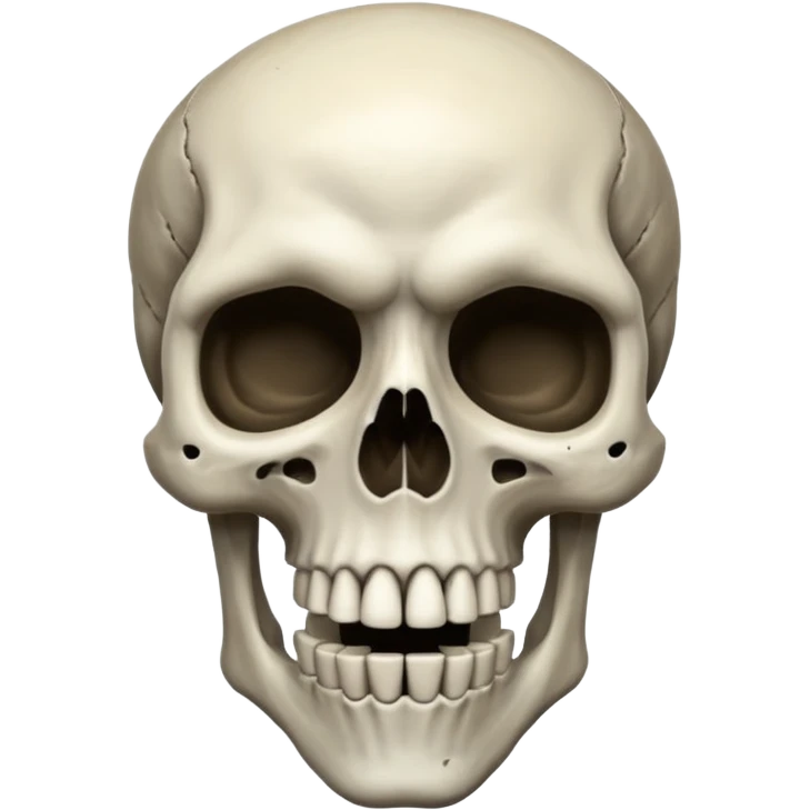 Raging skeleton emoji