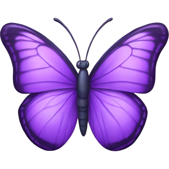 Purple butterfly emoji