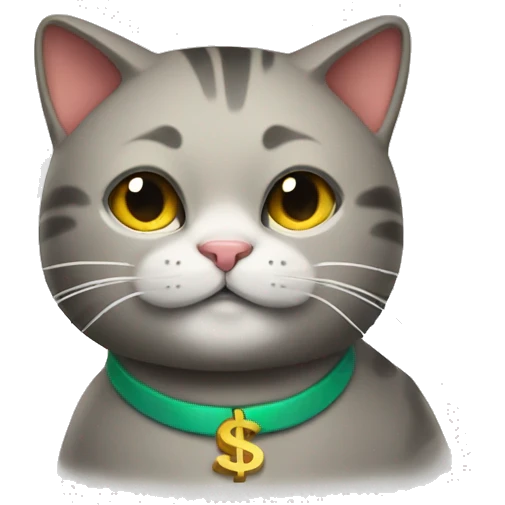 Money cat emoji