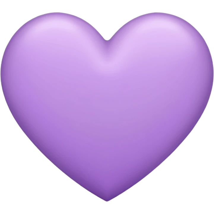 light purple heart. emoji