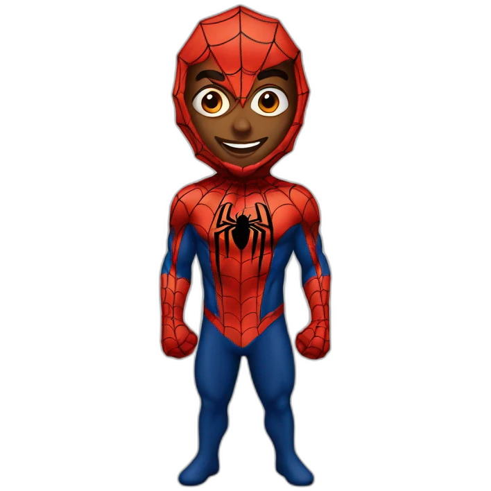Spiderman avec qamis emoji