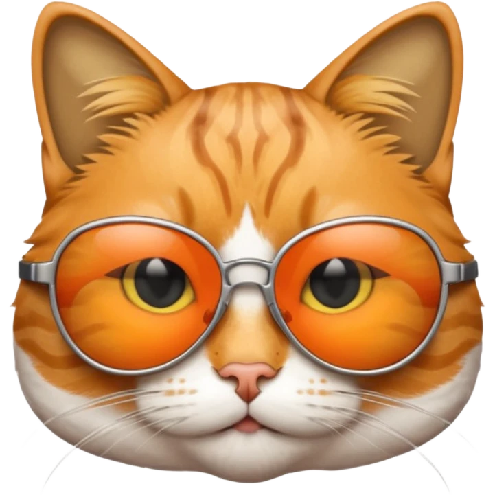 Cat wearing sunglasses emoji