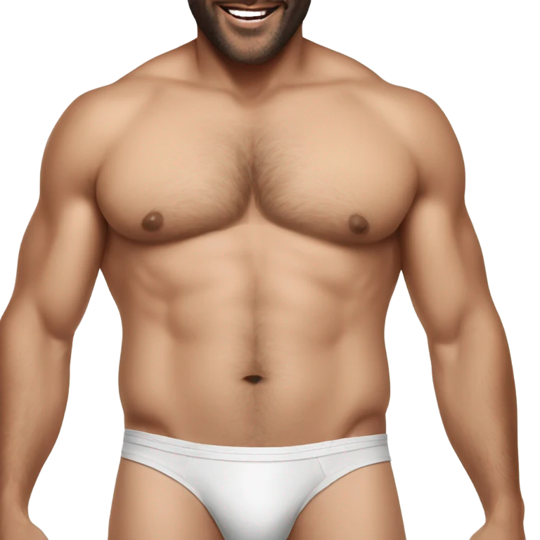 man in underwear emoji