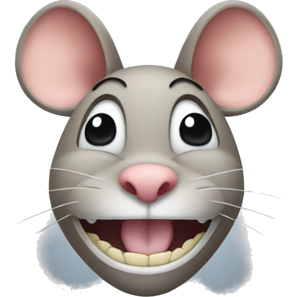 mouse with teeth out emoji