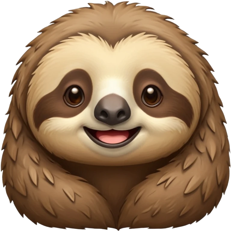 Perezoso que se esté riendo emoji