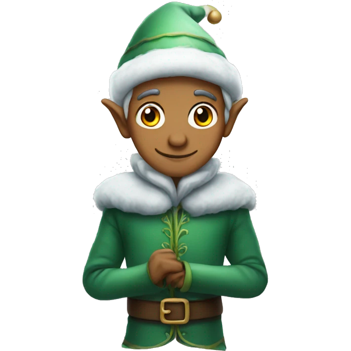 Winter elf emoji