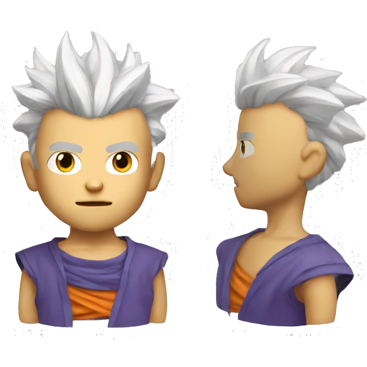 Create a dragon ball avatar in modern style emoji