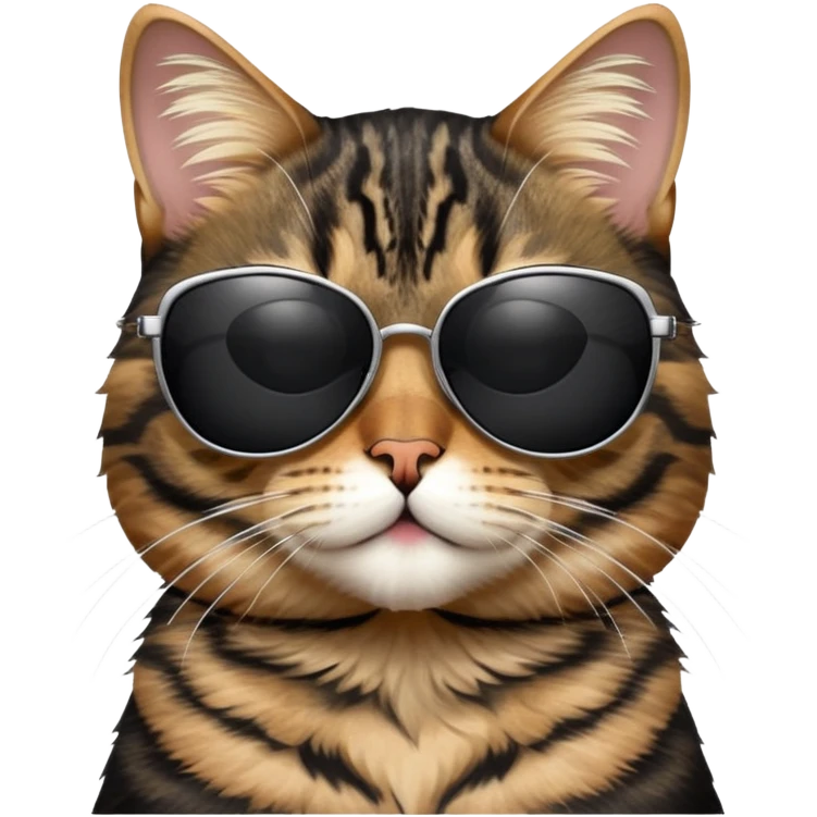 Cat wearing sunglasses emoji