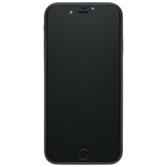 Iphone with black screen emoji