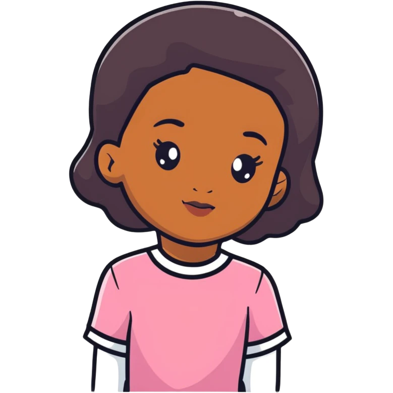 African American girl  emoji