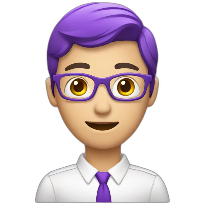Video editing purple emoji
