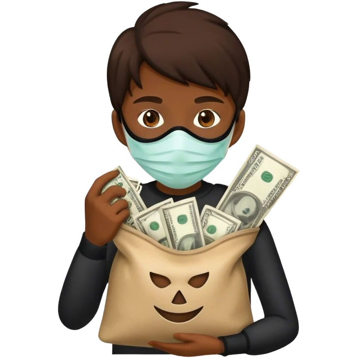 bank robber  emoji